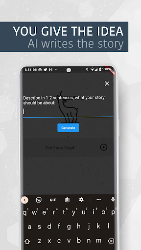 Android application Novels by AI screenshort