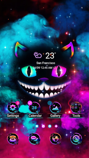 Android application Mysterious Cheshire- Wallpaper screenshort