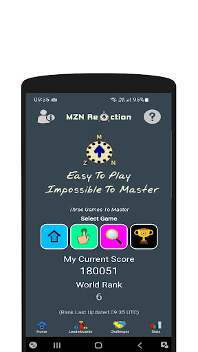 Android application MZN Reaction screenshort