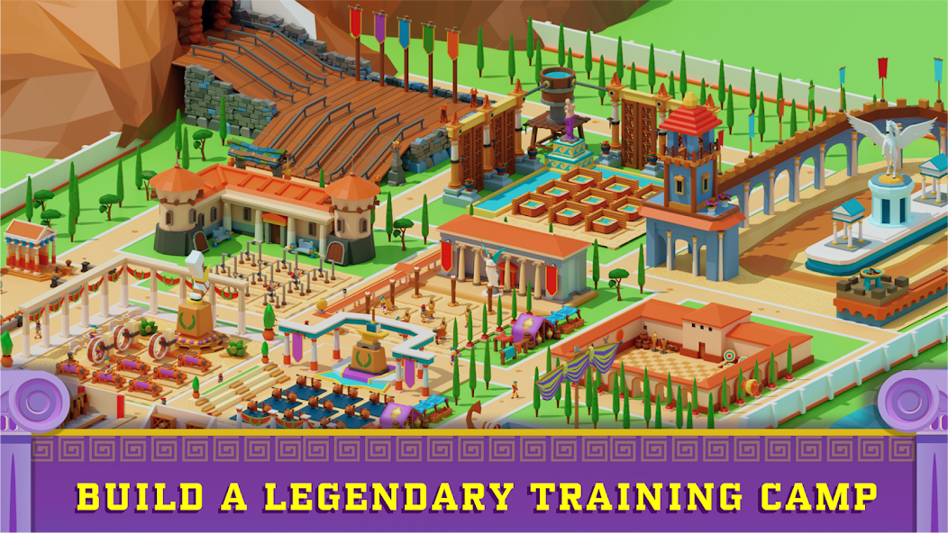 Idle Antique Gym Tycoon - Odyssey Ленивый магнат 1.18 APK + Мод (Unlimited money) за Android