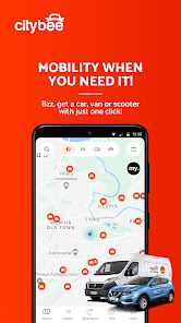 CityBee shared mobility  screenshots 1