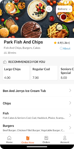 Park Fish And Chips Screen 3