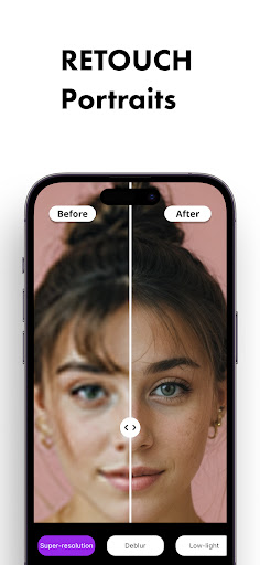 Screenshot of Goru AI: Face & Photo Enhancer