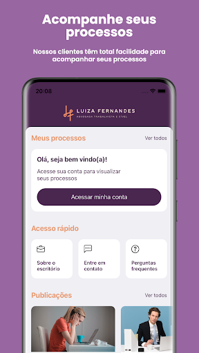 Android application Luiza Fernandes screenshort