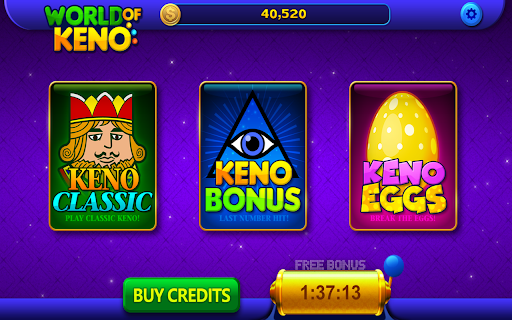 World Of Keno : Third Eye Keno Screen 2