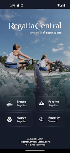 Android application RegattaCentral screenshort