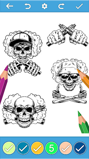 Vape Art Color By Number Book Screen 3
