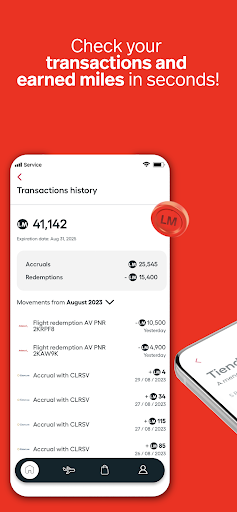 Screenshot of LifeMiles