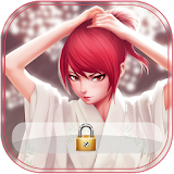 Kimono Festival Lock Screen icon