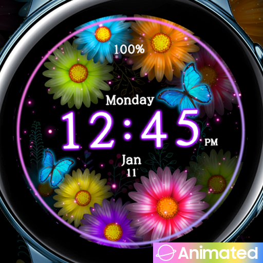 Neon Flower_Watchface 1.0.0 Icon
