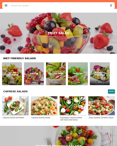Screenshot of Spanish Recipes