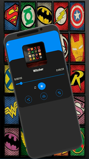 Superhero ringtones Screen 2