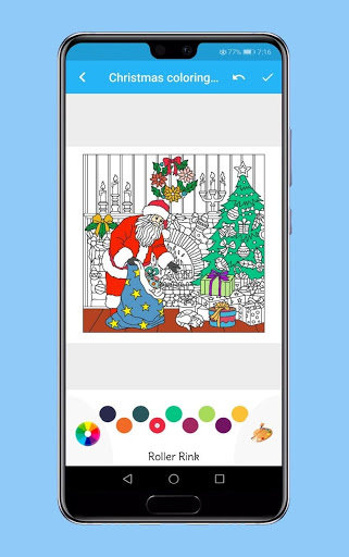 Christmas coloring book Screen 3