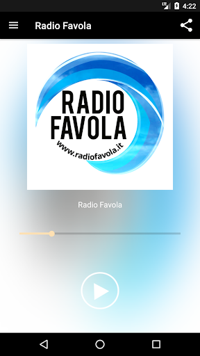Android application Radio Favola screenshort