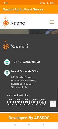 Naandi-Agricultural Survey Screen 3