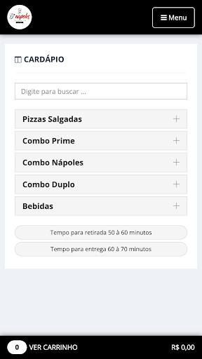 Dnápoles Pizzaria Screen 2