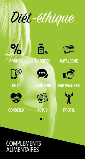 Android application Diet-ethique screenshort
