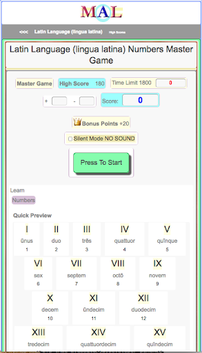 Latin M(A)L Screen 2