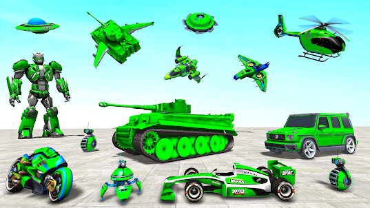 Army Tank Robot Transform Game