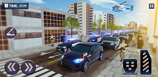 Police Car President Simulator