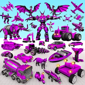Elephant Robot Car Robot Game Apps on Google Play