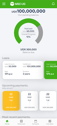 MSC Uganda: Affordable finance Screen 3
