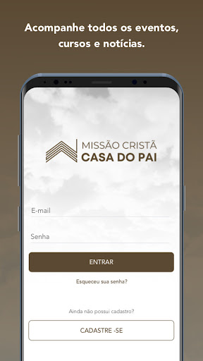 Android application Missão Cristã Casa do Pai screenshort