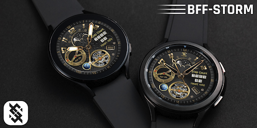 BFF2 - Gold Analog Pattern