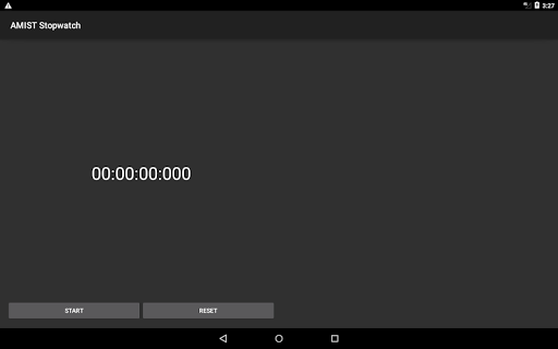 AMIST Stopwatch Screen 3