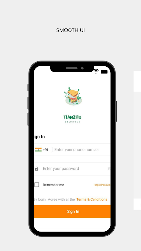 Android application Tianzhu - Food Delivery screenshort