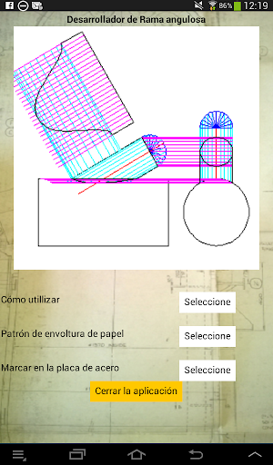 Visualização do aplicativo