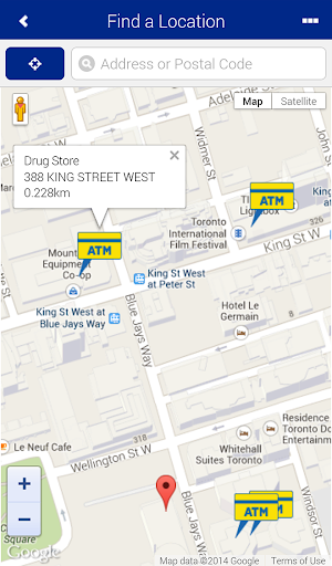Screenshot of RBC Express Business Banking