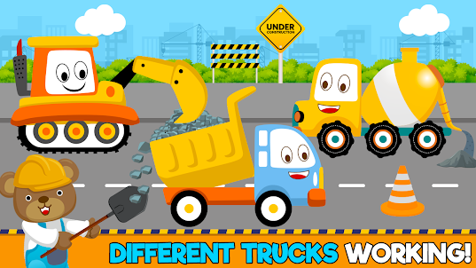 Kids Trucks Builder Game