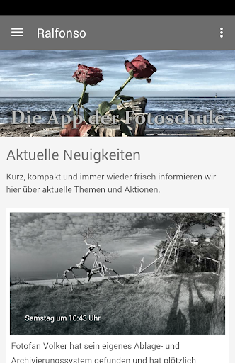 Android application Die Fotoschule screenshort