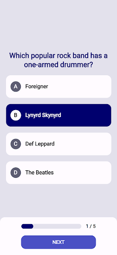 Trivia App Screen 2