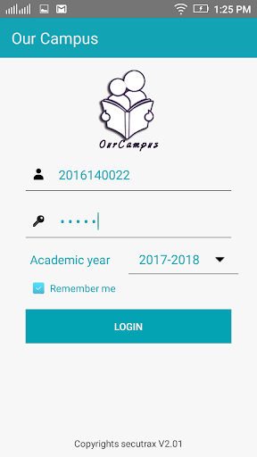 Android application Our Campus - Application for S screenshort