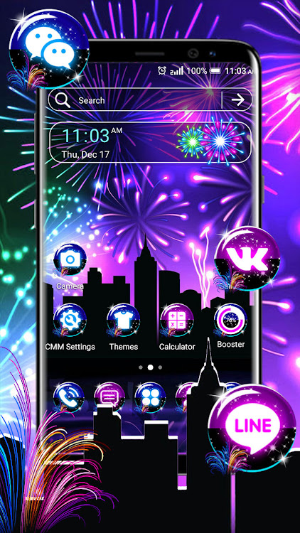 NewYear Fireworks Theme - 2.3 - (Android)