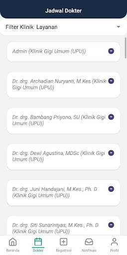 Pendaftaran Online RSGM UGM Screen 3
