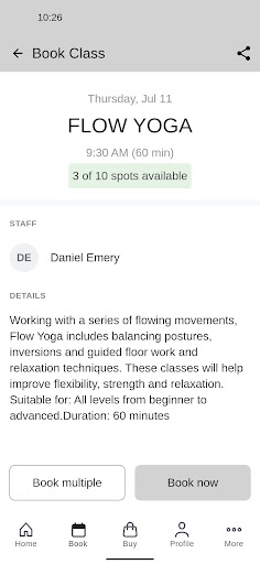 FlowFit yoga Screen 3