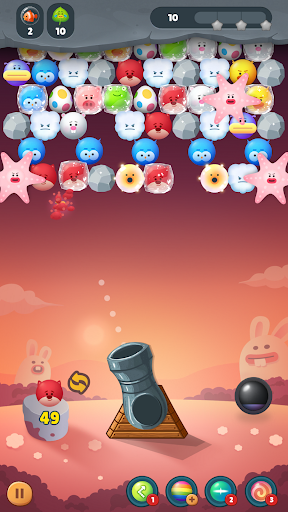 Bubble shooter rainbow pop Screen 2