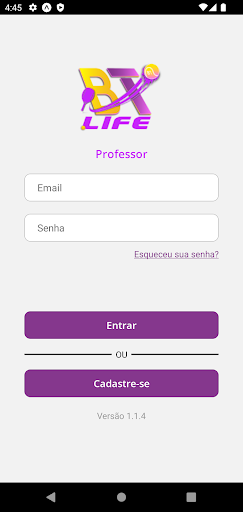 Android application GESTÃO BT screenshort