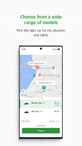 BaroExpress - Guam Taxi App Screen 2