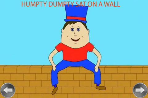 Humpty Dumpty Kids Rhyme Screen 3