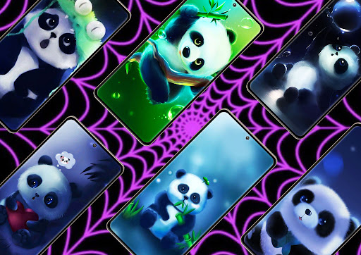 Cute Panda Wallpaper Screen 2