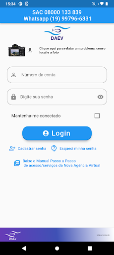 Android application Agência Virtual DAEV-Valinhos screenshort