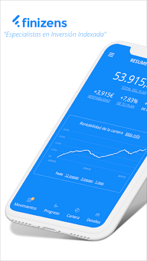 Android application Finizens - Fondos Indexados screenshort