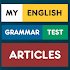 My English Grammar Test: Articles - Free2.0