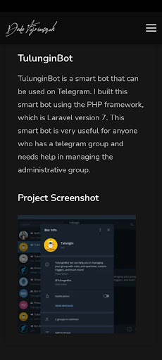 Android application Dede Fajriansyah screenshort