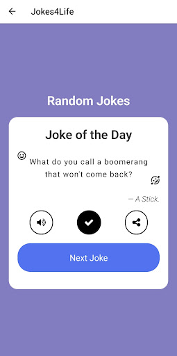 Jokes4Life Screen 2