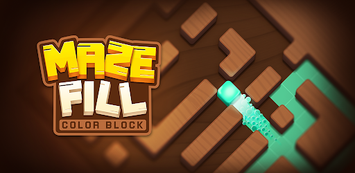 Maze Fill: Color Block 3D